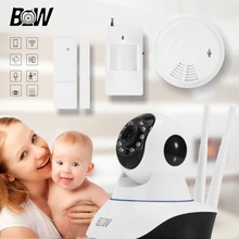 BW HD 720P Mini IP font b Camera b font P2P MegaPixel Lens Wireless Wifi IR