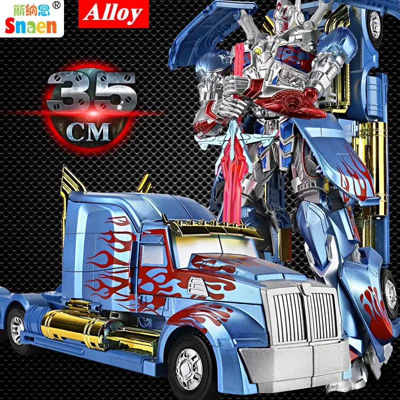 

Snaen 14 Inches Deluxe Alloy Plastic Transformation Deformation Dinosaur Robot Vehicles Cars Anime Action Figures Toys for Kids
