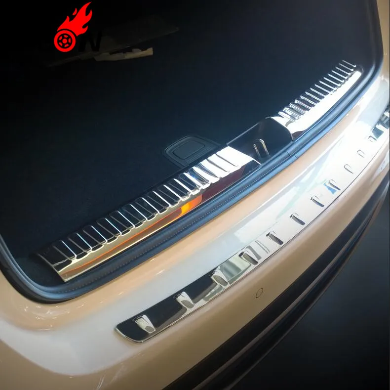 

Rear Bumper Protector Tailgate Cover Door Sill Plate For BENZ GLA X156 GLA180 GLA200 GLA250 2014-2018 Car styling