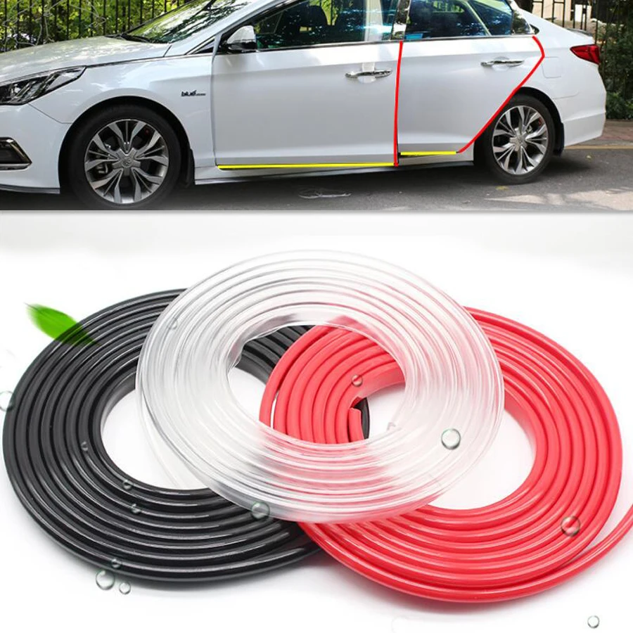 

5M CAR DOOR SEALING STRIP DUSTPROOF UNIVERSAL AUTO ANT-SCRATCH SOUNDPROOF EDGE PROTECTIVE STICKER DIY SELF-ADHESIVE SEAL TRIM