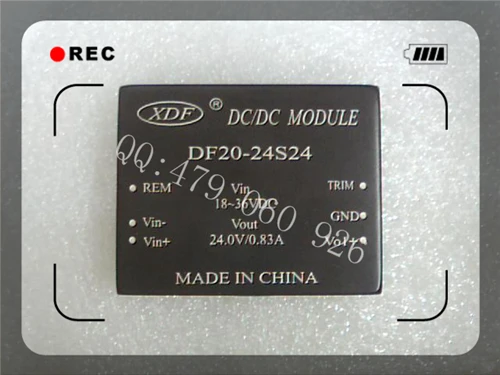 

[ZOB] XDF xindafei power module 20W 24V 24V DC-DC DF20-24S24 --5PCS/LOT