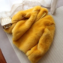 New Style High-end Fashion Women Faux Fur Coat S67 New Style High-end Fashion Women Faux Fur Coat S67
