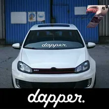 Белый Dapper Carpe Diem автомобиль стиль hellaflush отражательная виниловая наклейка наклейки на переднее и заднее лобовое стекло окно дверная ручка Декор