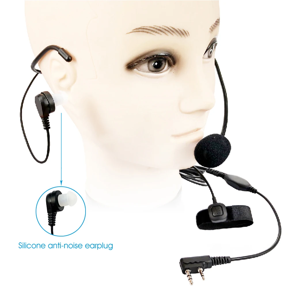 3.5mm Neckband Anti noise PTT Headphone Microphone for 3.5mm Neckband Anti noise PTT Headphone Microphone for