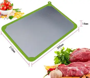 

Defrosting Plate Thawed Evenly Automatic Thawing Plate Cutting Board Fast F-rozen Food Meat Fish Food Defrosting Tray