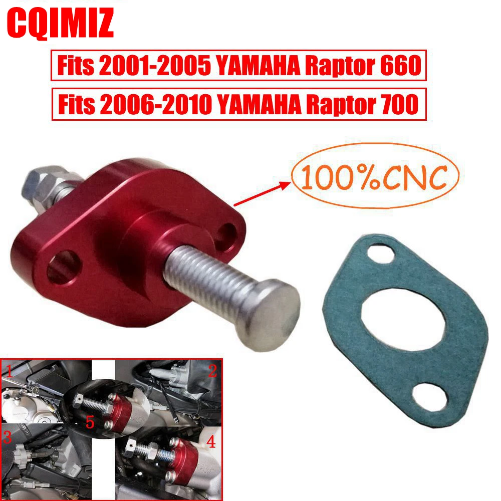 Anodized Red Billet Manual Cam Chain Tensioner For YAMAHA 2001 2005