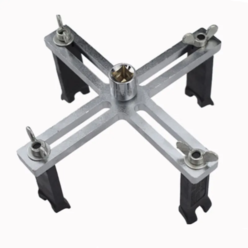 

4 Jaws Adjustable Fuel Tank Lid Removal Tool Multi-function Fuel Pump Puller Removal Automotive Tool Set Car Repair Equipment
