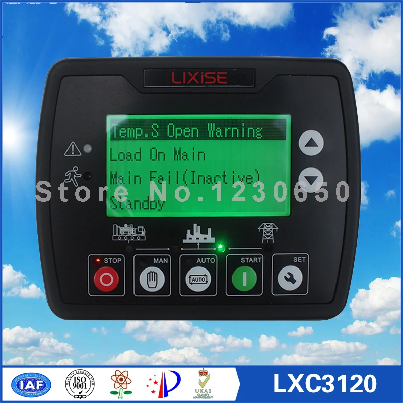 

LXC3120 Diesel engine generator controller Completely replaced dse4520 diesel generator auto start control