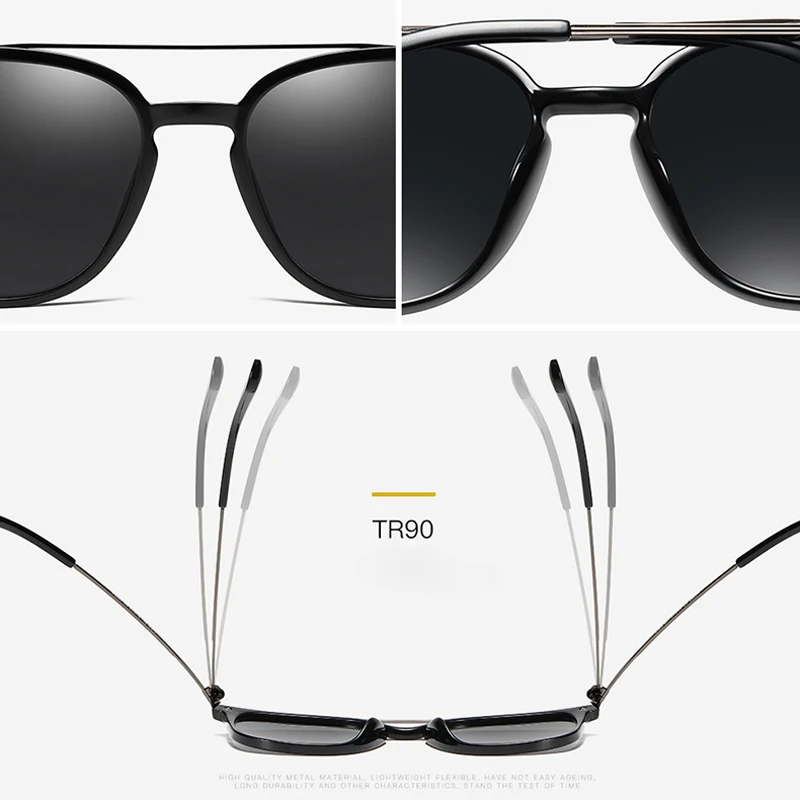 KEITHION Fashion Men Cool Square Style Gradient Sunglasses Driving Vintage Brand Design Cheap Sun Glasses Oculos De Sol