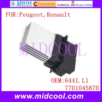 

New Fan Heater Blower Motor Resistor use OE NO. 6441.L1 , 7701045870 for Peugeot 406 , Renault Master
