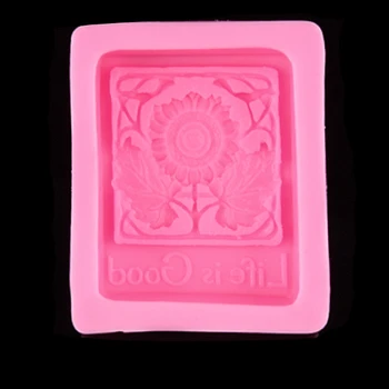 

3D Sunflower Soap Mould Fondant Cake Molds Soap Chocolate Mould For The Kitchen Baking D293