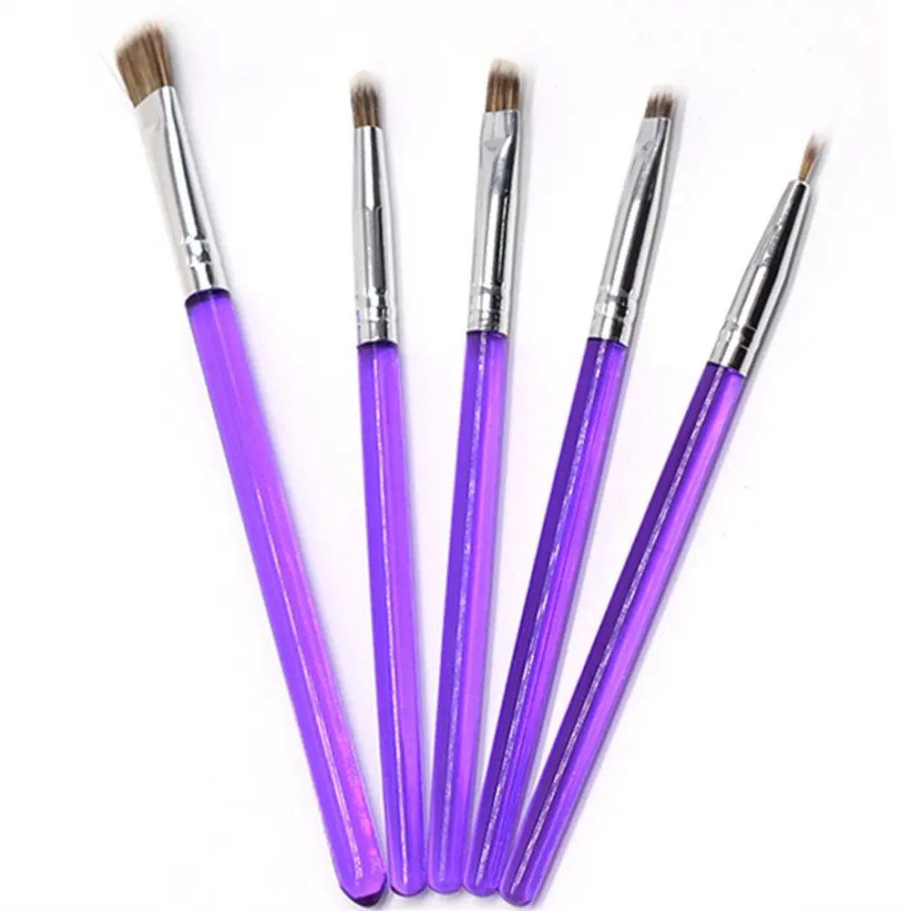 

WGT Sugar Cookie Brushes Set Gum Paste Flower Tools Cake Decorating Supplies Bakeware Kitchen Utensil (Set of 5pcs)