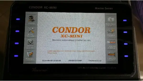 Первоначально Multilangues CONDOR Mini XC 007 автоматическая машина для резки ключей XC007