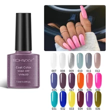 Замачиваемый УФ светодиодный Гель-лак для ногтей Блестящий дизайн ногтей модный розовый Красный Цвет Гель-лак стойкий лак Гель-лак