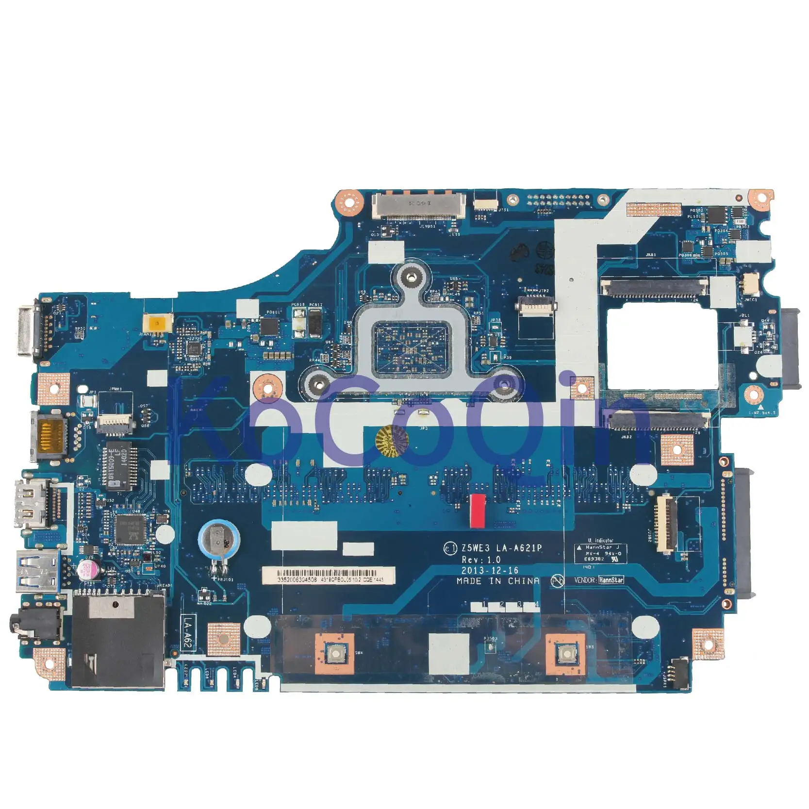  KoCoQin Laptop motherboard For ACER Aspire E1-510 N2920 Mainboard Z5WE3 LA-A621P SR1SF