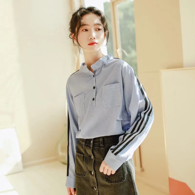 Women Blouse Shirt Long Sleeve Korean Fashion New Arrival