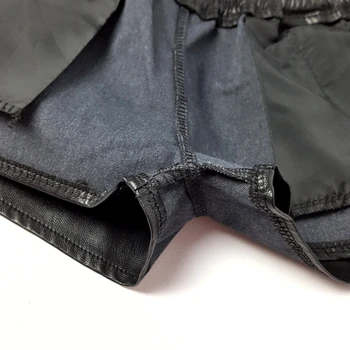 summer new fake leather baby girls shorts pu boys shorts infant baby shorts autumn clothes for girl baby suit 2-13Y black menina 5