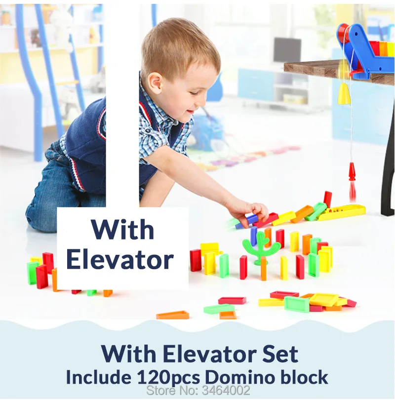 Красочные Блоки домино 120 шт Лифт трамплин мост катапульта домино набор манипуляционные возможности Подарочные игрушки для детей