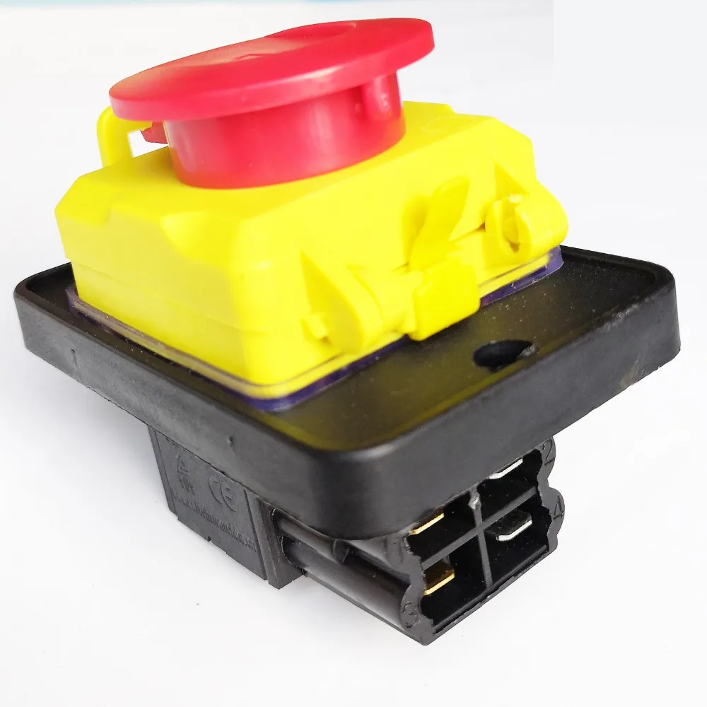 interruptor de botão eletromagnético prova botão de parada de ferramentas elétricas