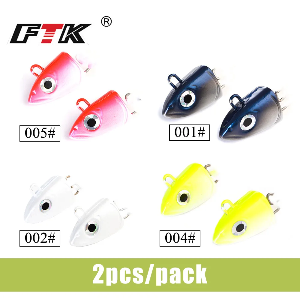 Приманки для рыбалки мягкие блесна приманка со свинцовым 5g 12g 2 воблеры Jig Head
