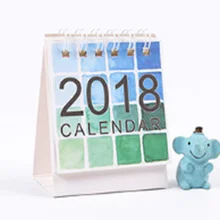 small desk calendar 2018