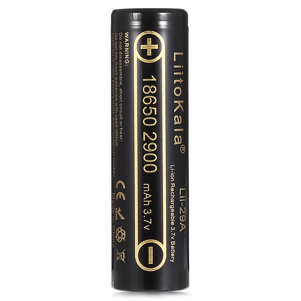 

10 шт. HK LiitoKala Lii-29A для 3,7 V 18650 2900mAh специализированная литиевая перезаряжаемая батарея для электронной сигареты