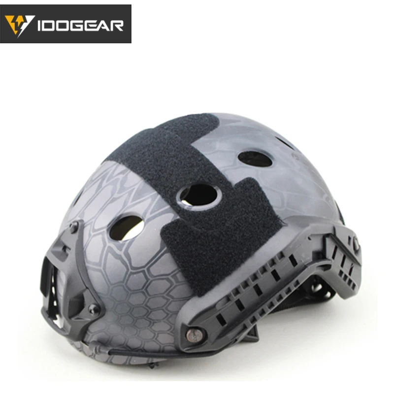 

IDOGEAR Tacitcal FAST Helmet PJ Type Advanced Adjustment w/NVG Shroud+Side Rail Military Headwear