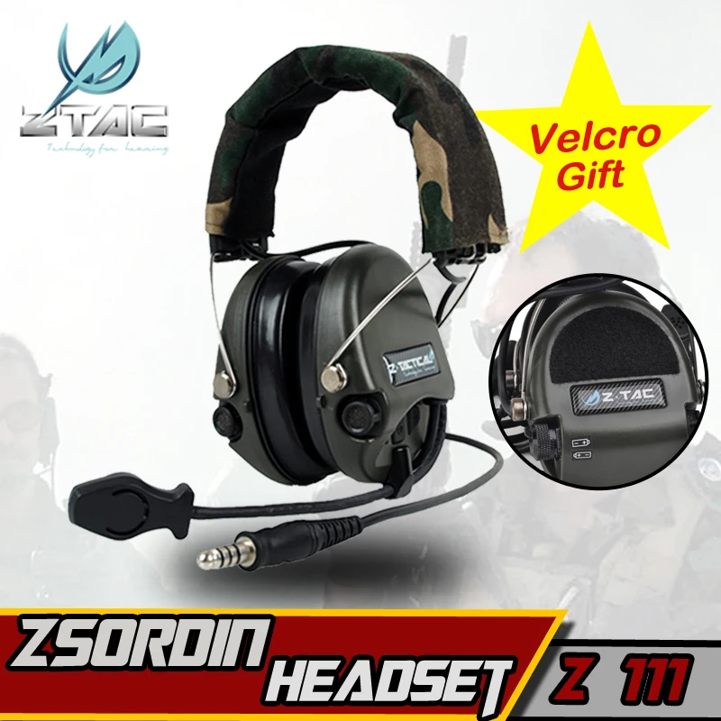 Z-TAC Element Airsoft Z Тактический военный пельтор гарнитура Softair Sordin наушники для стрельбы Arsoft IPSC охотничьи наушники