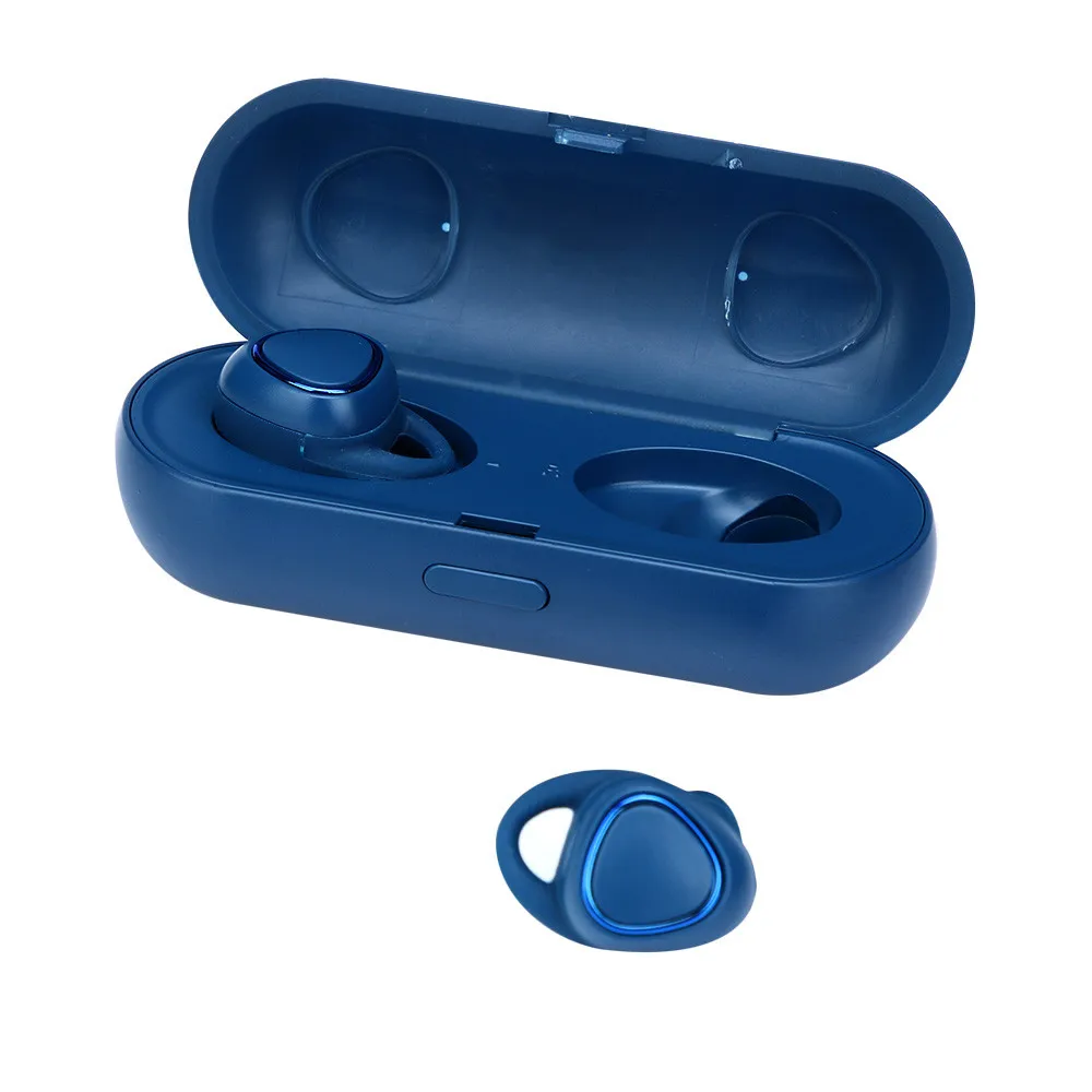 Goede Tweeling Mini Business Bluetooth Oortelefoon draadloze met microfoon 3D Stereo Bass Sport Earhones draadloze bluetooth Oortelefoon