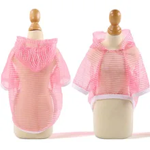 Летние домашние животные собака одежда Дышащие Прохладный сетки Малый/средних собак Футболка жилет Чихуахуа/Йоркширский/Бульдог/ мопс/корги рубашка Pet Hood