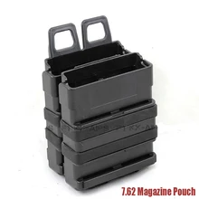 Тактический Molle FastMag Журнал Клип Набор для 7,62 AK/M14 черный
