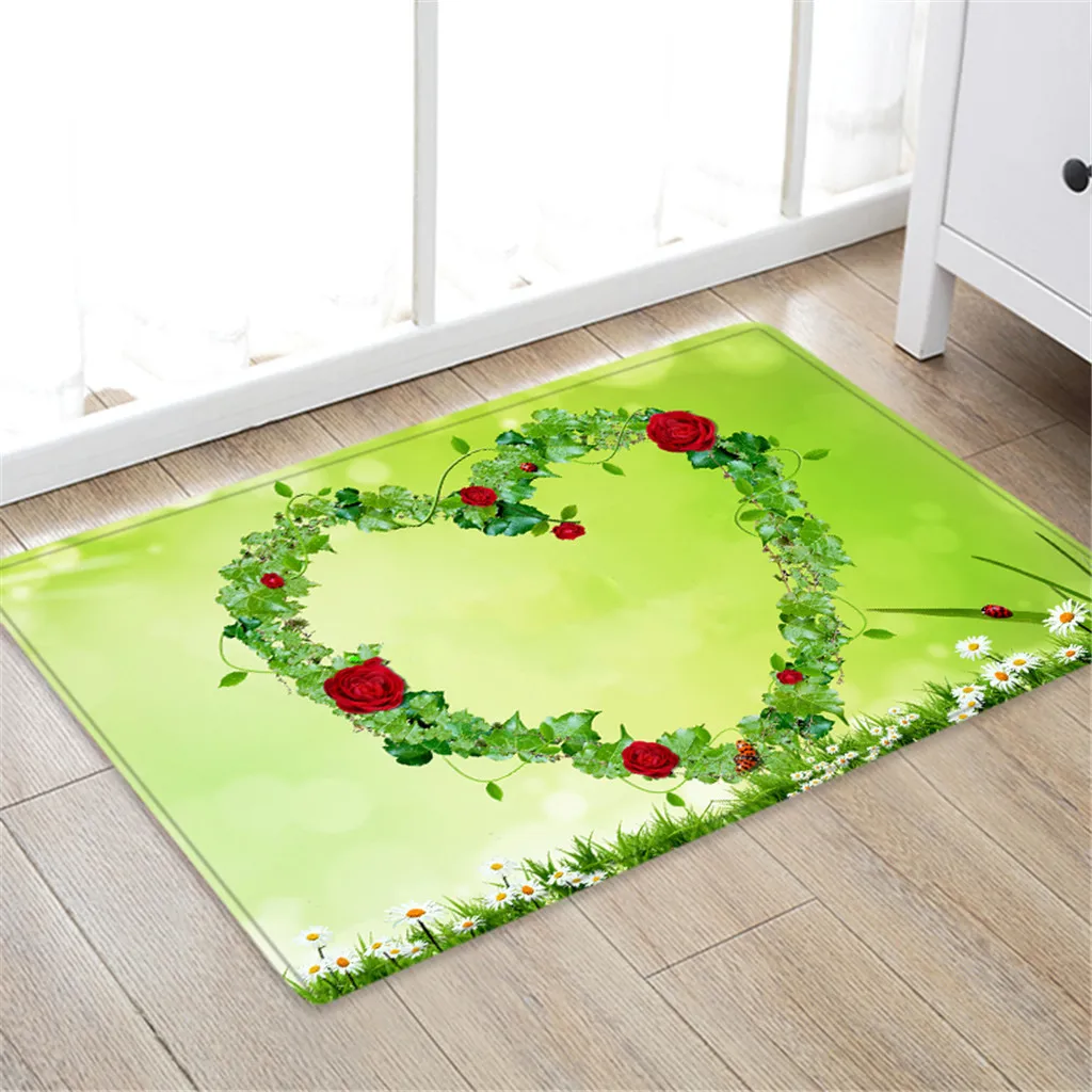 Коврик для ванной фланелевый Супер Удобный прямоугольный душ Rug50* 80 Счастливый День матери цветочный узор качество украшения дома коврик