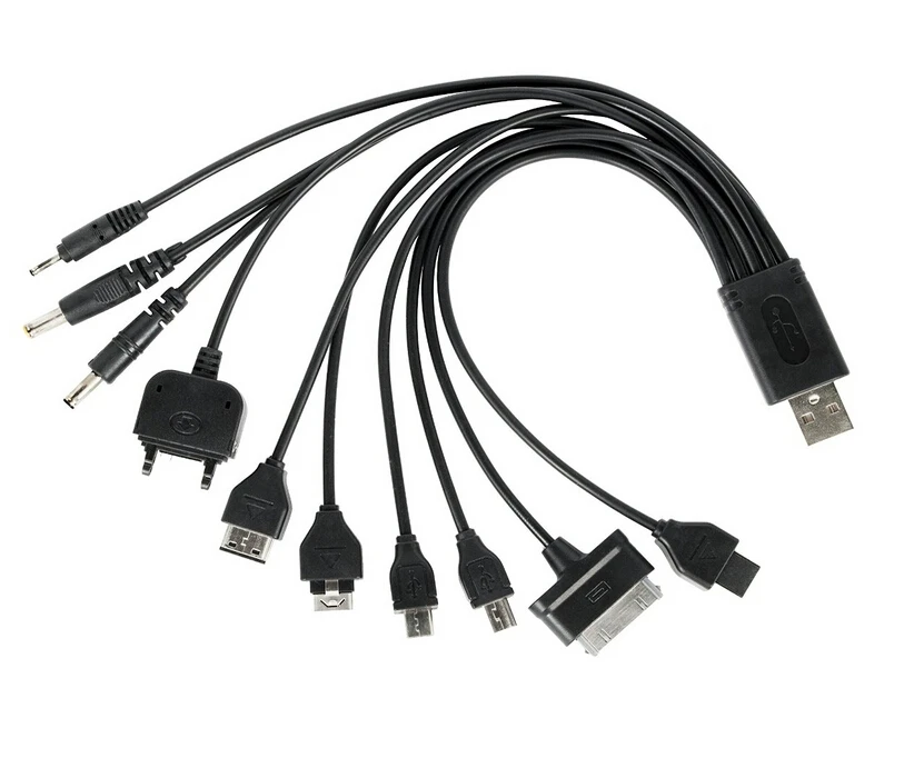 Adapter Cables All in one Data Charger Cable Mobile Phone 10 In 1 USB
