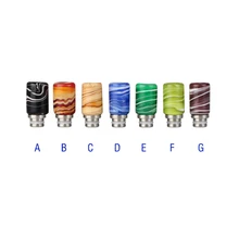 Sailing original electronic cigarette best jade drip tips wide mouth big bore flower spot for 510 thread atomizer