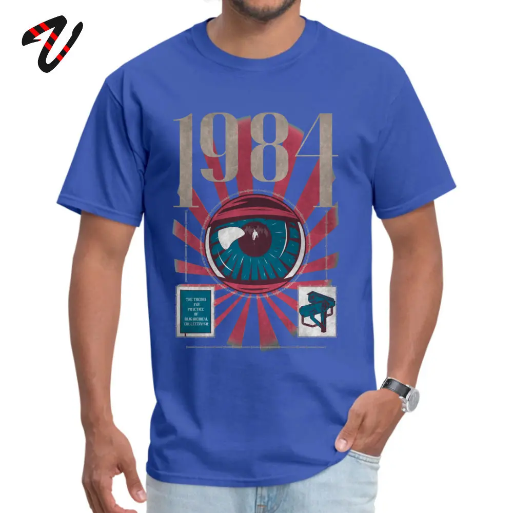 Simple Stylecomfortable Short Sleeve Tops & Tees Summer/Autumn Plain Round Neck 100% Cotton Tops Shirt Youth T Shirt Dystopia V  Dystopia V2 -20266 blue