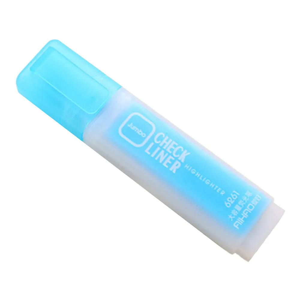 Kawaii флуоресцентный маркер цветной матовый флуоресцентный Примечание ручка косой толстый творческая большая емкость маркер