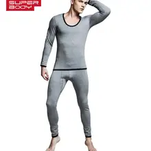 Мягкие и удобные плюс бархат термобелье мужские подштанники осень зимнее нижнее белье Комплекты плотные теплые мужские нижнее белье