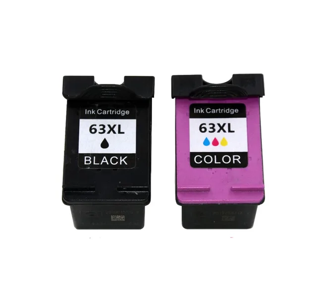 For HP 63 Ink Cartridge for HP 63xl For hp Deskjet 3630 3632 Officejet 4652 3830 4650 4655 ENVY