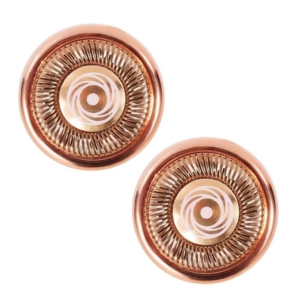 

2X Replacement Heads For Lipstick Hair Remover Painless Hair Shaver on Upper Lip, Chin, Cheeks