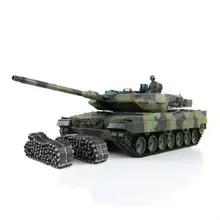 1/16 Leopard2A6 Радиоуправляемый Танк 3889 Ver2 полностью металлический шасси на заказ TH00939d камуфляж зеленый TH00939