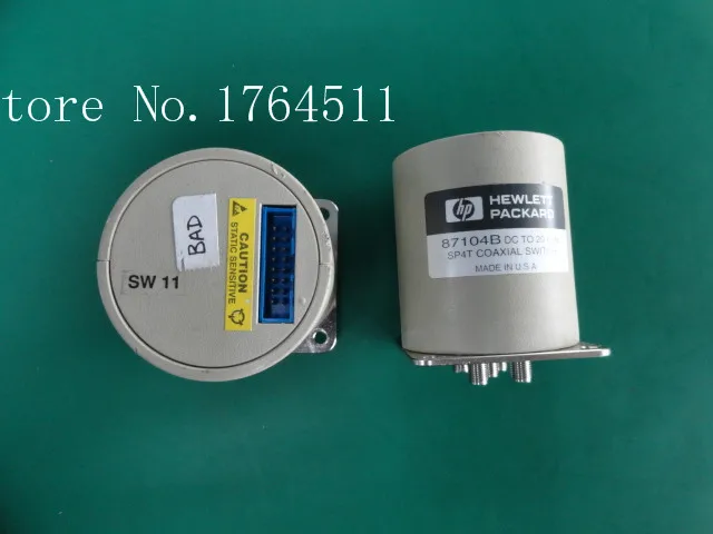 

[BELLA] Agilent 87104B DC-20GHZ SP4T SMA RF coaxial single pole four throw -