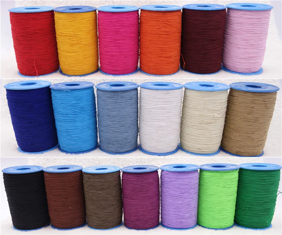 Эластичные цветные резинки 0 5 мм около 500 метров в рулоне|rubber band|rubber elasticrubber elastic band