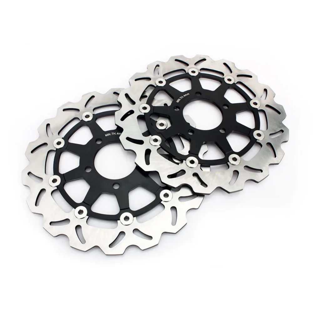 Front Brake Discs Rotors Suzuki GSXR600 GSXR750 08-17 GSXR1000 09-15 ABS 15 16