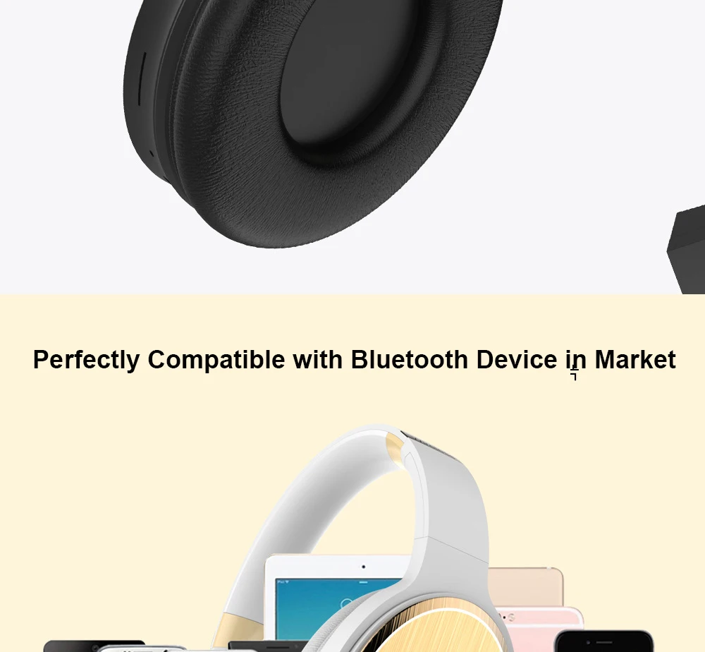 Новые беспроводные Bluetooth наушники Hi-Fi стерео бас складные спортивные музыкальные проводные наушники с микрофоном TF слот наушники для телефона ПК