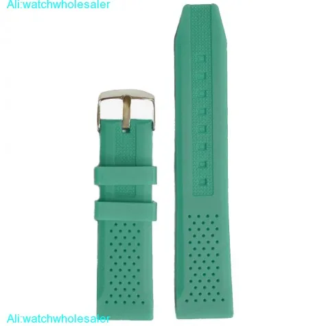20mm New Special Cyan Silicone Jelly Rubber Unisex Watch Band Straps WB1051V20JB