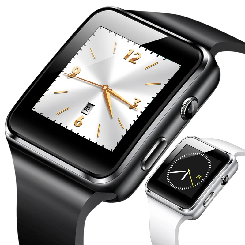 

Fitness Track Bluetooth Smart Watch Smartwatch Android Phone Call Relogio 2G GSM SIM TF Card Camera for IOS Android Smartphone