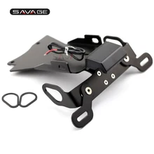 Номерных знаков держатель для YAMAHA FZ-6N FZ6 S2 2004-2009 мотоцикл задние аккуратные/Fender Eliminator комплект светодиодный свет Аксессуары