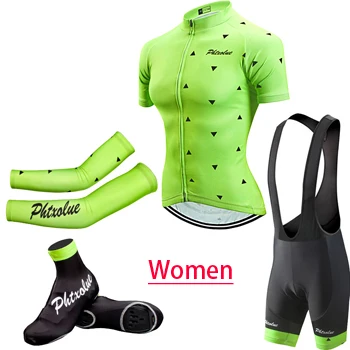 Phtxolue женские майки для велоспорта комплект Майо Ropa Ciclismo горный велосипед одежда для велоспорта комплект для велоспорта - Цвет: 4 in 1