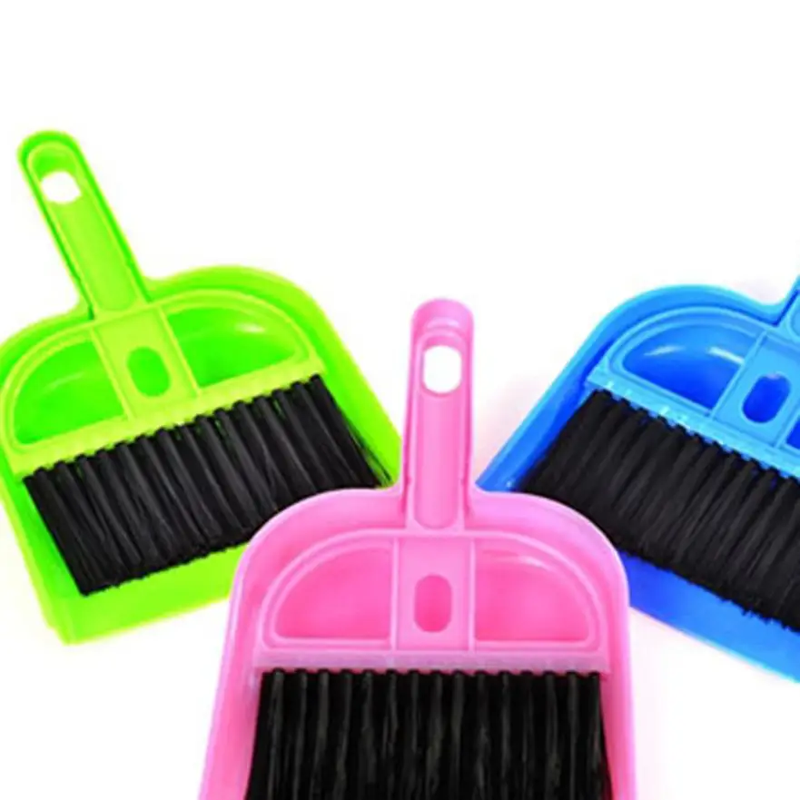 Mini escritorio barrido Limpieza Cepillos pequeño conjunto recogedor escoba escova de limpieza cepillo de limpieza 17jul28