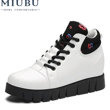 MUBU 2019 Fashion Wedge Women Footwear Height Increasing women Shoes Women's casual shoes free shipping Increase 4CM Boots MUBU 2019 Fashion Wedge Women Footwear Height Increasing women Shoes Women's casual shoes free shipping Increase 4CM Boots